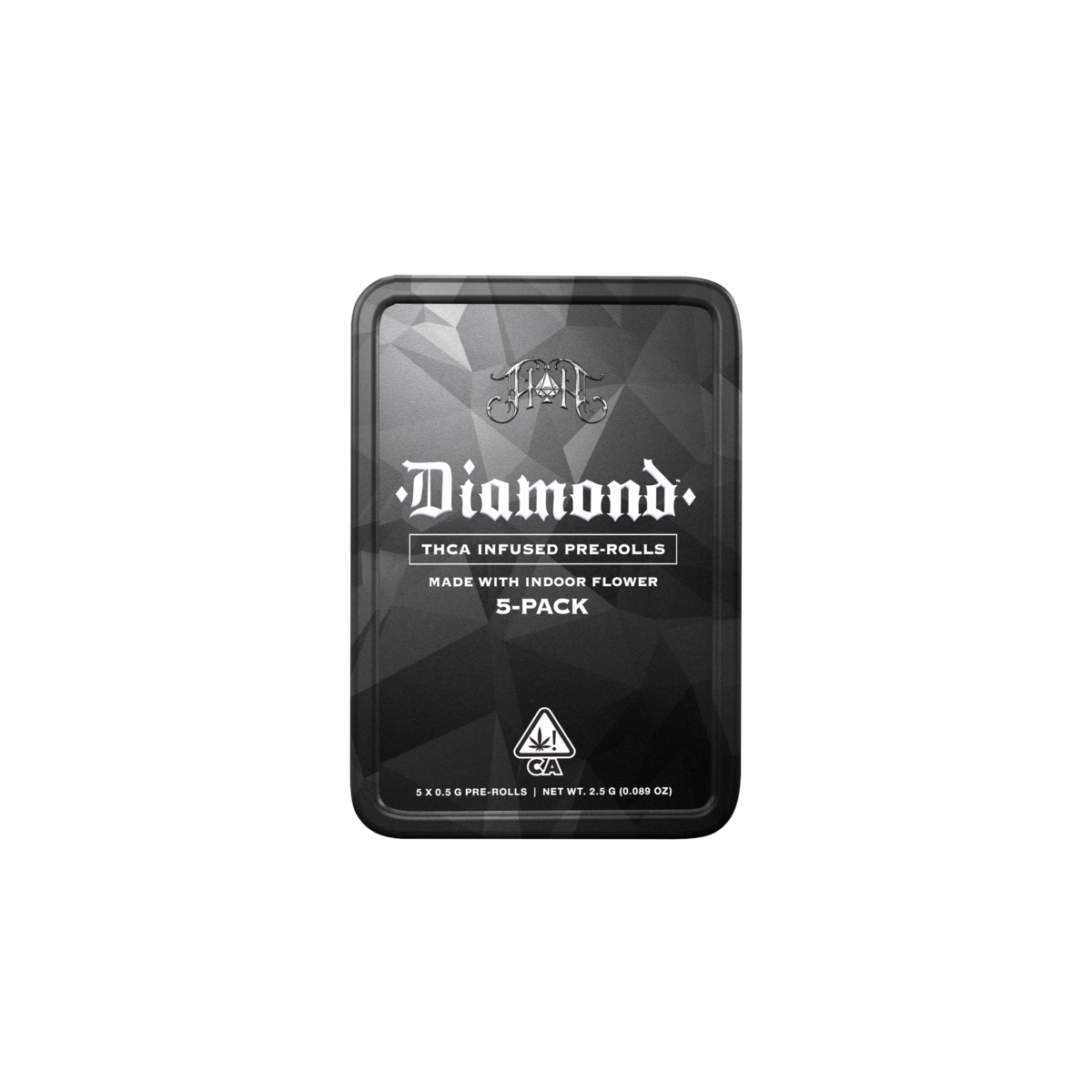Raspberry Cough | Sativa - Diamond THCA-Infused Pre-Rolls - 2.5G 5-Pack