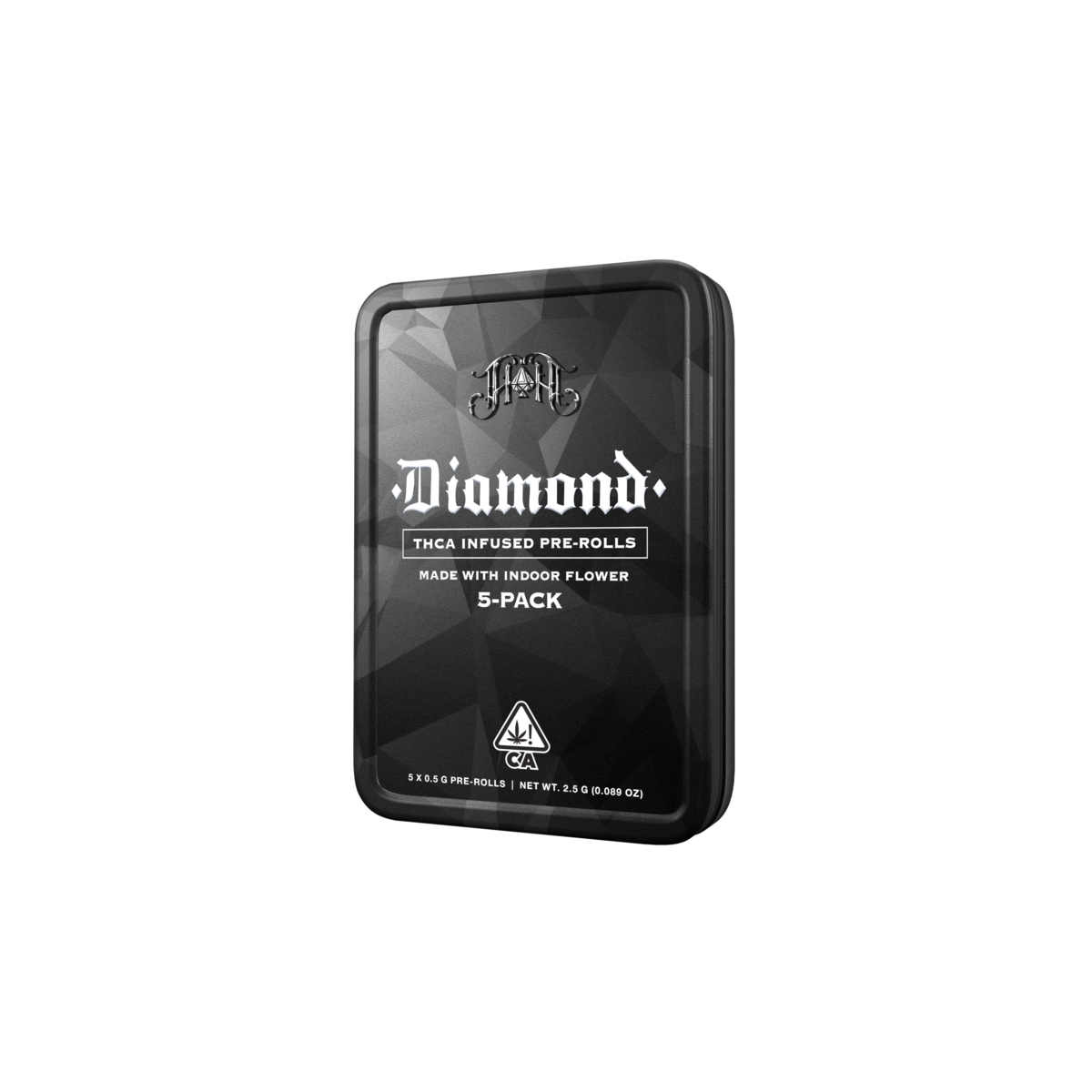 Raspberry Cough | Sativa - Diamond THCA-Infused Pre-Rolls - 2.5G 5-Pack