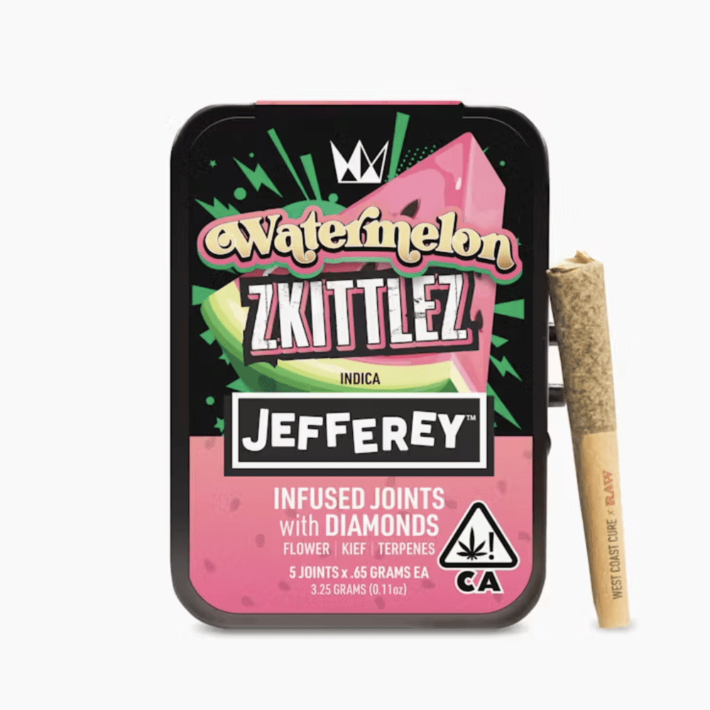 Watermelon ZKZ - Jefferey Infused Joint .65g 5 Pack