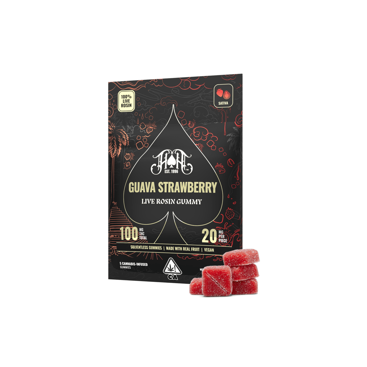 Guava Strawberry [5pk] (100mg)
