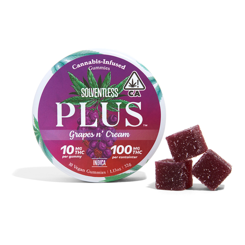 Grapes n' Cream Indica Solventless [10pk] (100mg THC)