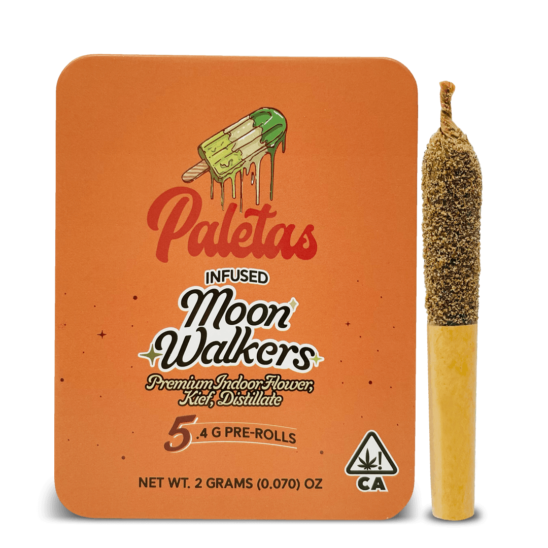 Paletas Maui Citrus Punch Sativa Moon Walkers Prerolls 5pk 2.5g