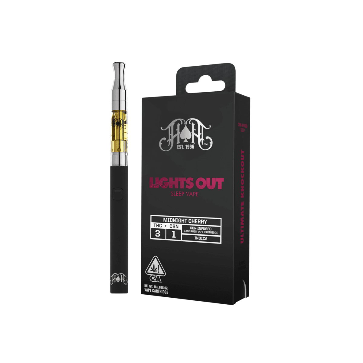 Midnight Cherry Lights Out | 1G CBN Sleep Cartridge