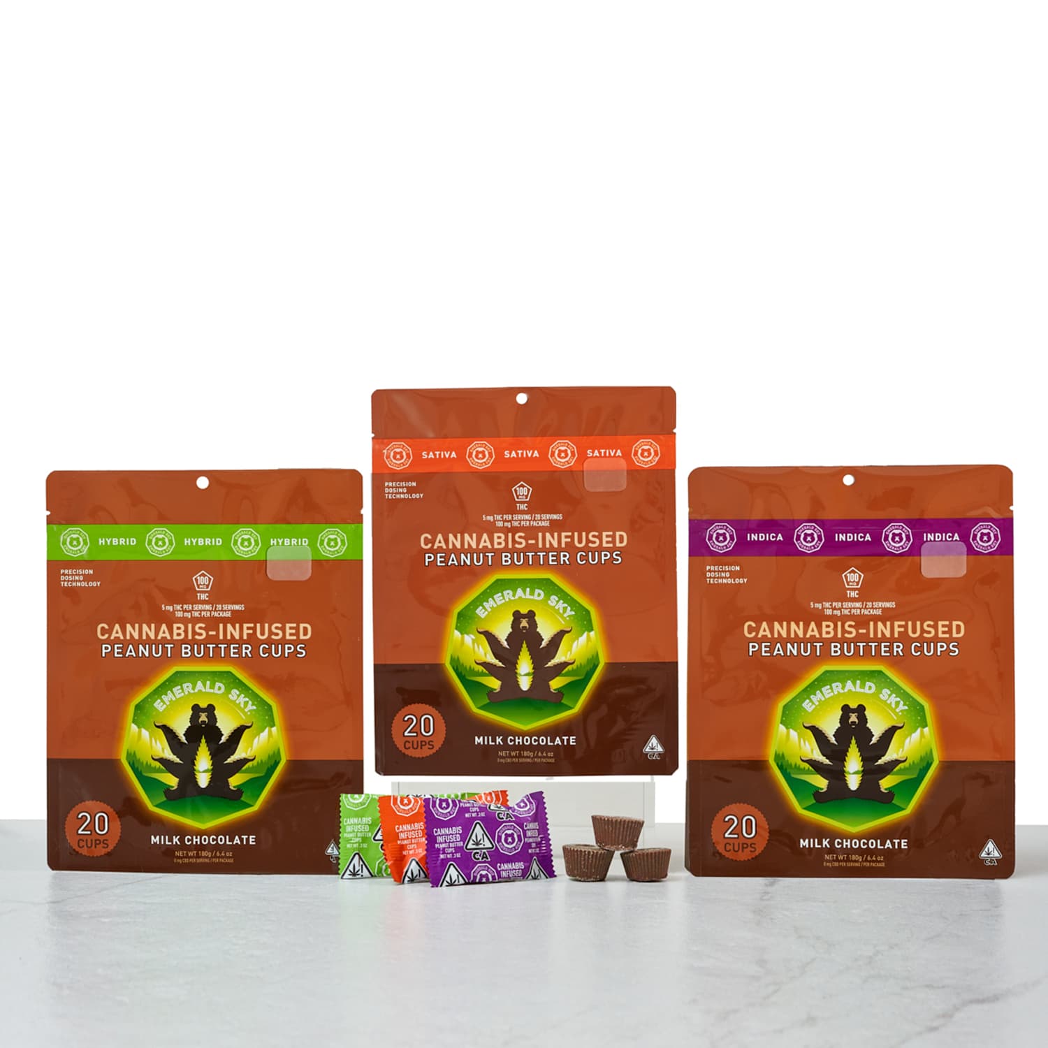 Peanut Butter Cups - Hybrid  [10pk] (100mg THC)