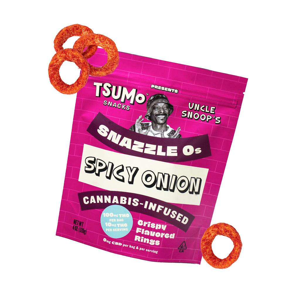 TSUMo Snacks - Spicy Onion - Crispy Flavored Rings - Multiserve (100mg)
