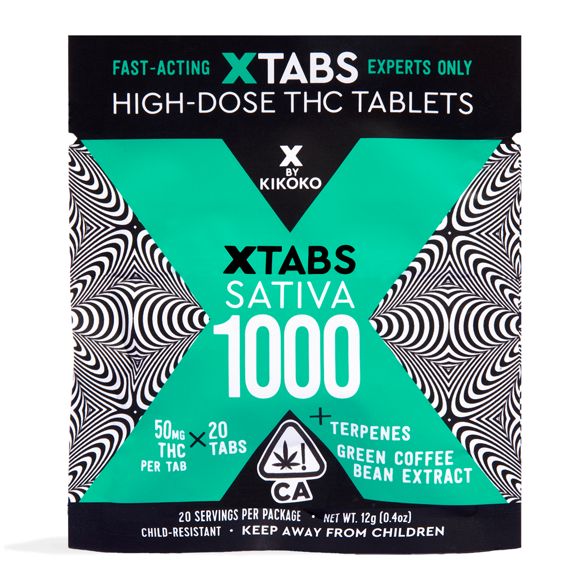 XTabs Sativa [20pk] (1000mg)